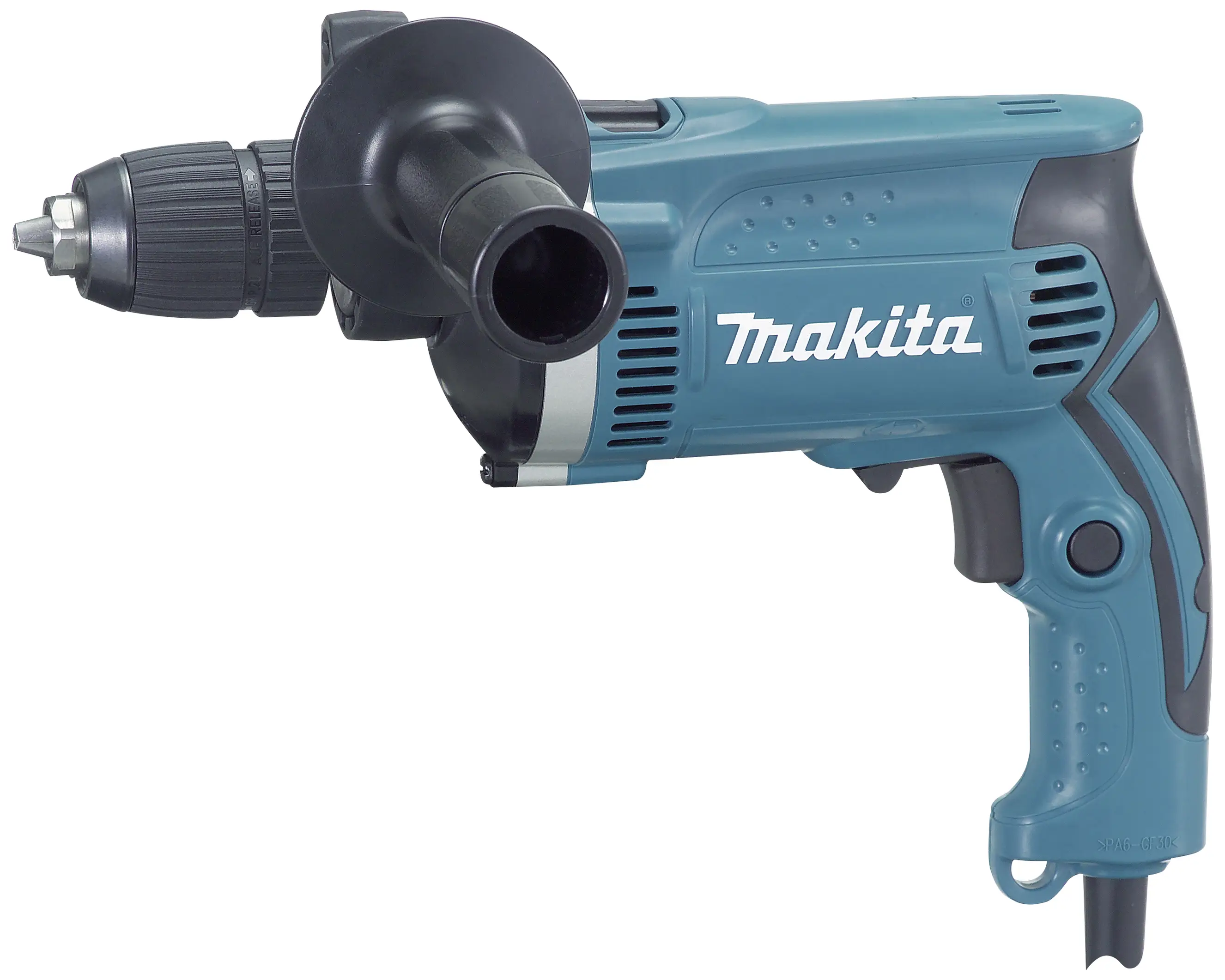 Ударний дриль Makita HP1631KX3 з 1 швидкістю, 710 Вт, включаючи аксесуари, включно з кейсом