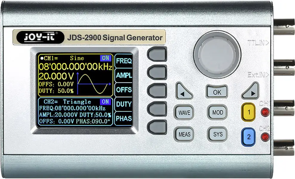 Генератор функций Joy-it JDS2915 с питанием от батареи