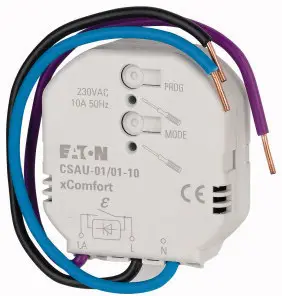 CSAU-01/01-10 Привод Eaton xComfort. Максимальная коммутируемая мощность 2300 Вт, белый.