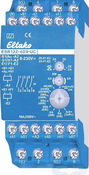 Eltako 21400301 Вимикач перенапруги ESR12Z-4DX-UC, 2000 Вт, 8 A
