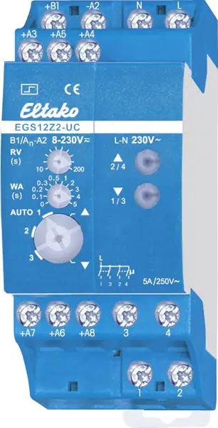 Eltako 21400401 Сетевой выключатель EGS12Z2-UC, 500 Вт, 2 А