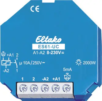 Eltako 61100501 ES61-UC Сетевой выключатель, 2000 Вт, 4 А