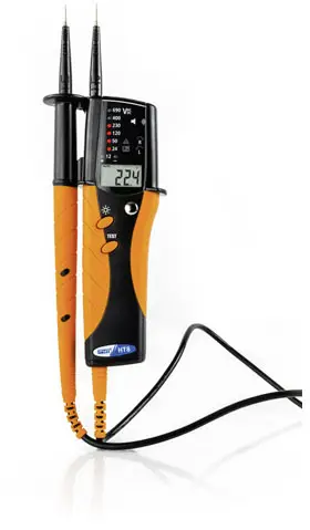 Двухполюсный тестер напряжения HT Instruments HT8, класс защиты CAT III 690 В, класс защиты CAT IV 600 В.