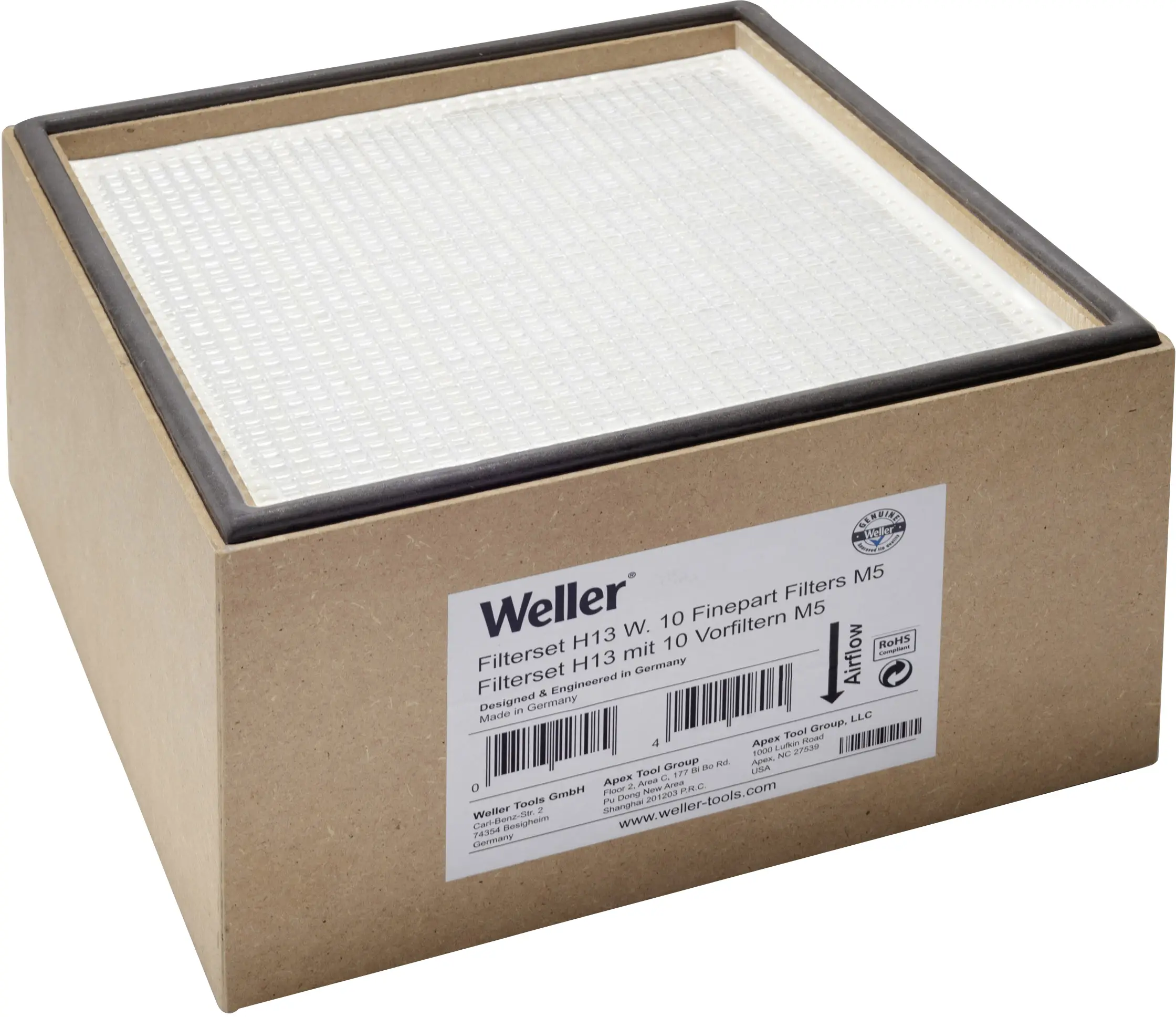 Фильтр вытяжной для дымохода Weller T0058762701 11 шт.