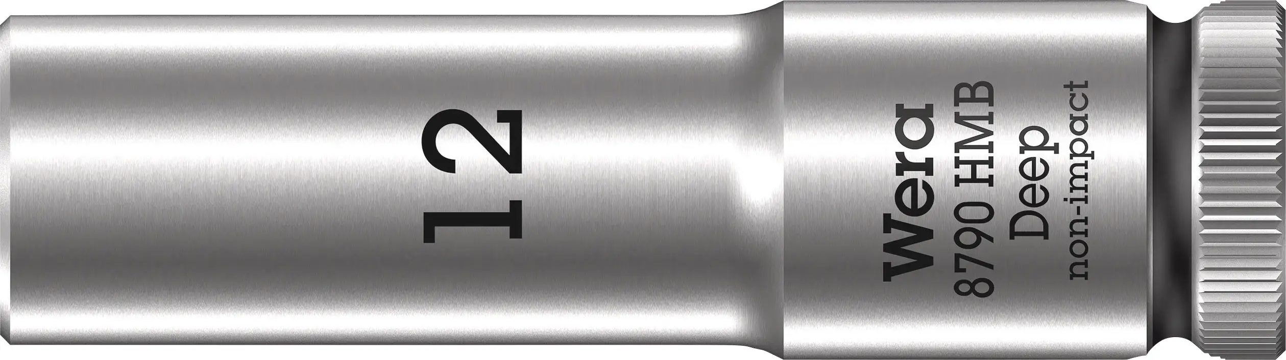 Шаровая головка с шестигранным гнездом Wera 8790 HMB Deep 05004534001, наружный шестигранник, 12 мм, 3/8