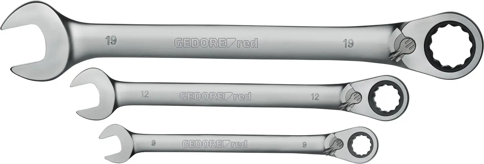 Gedore RED 3300872 R07205005 Набор накидных ключей, 5 шт. Размер ключа (метрический) (только для заголовка) 07 - 19 мм