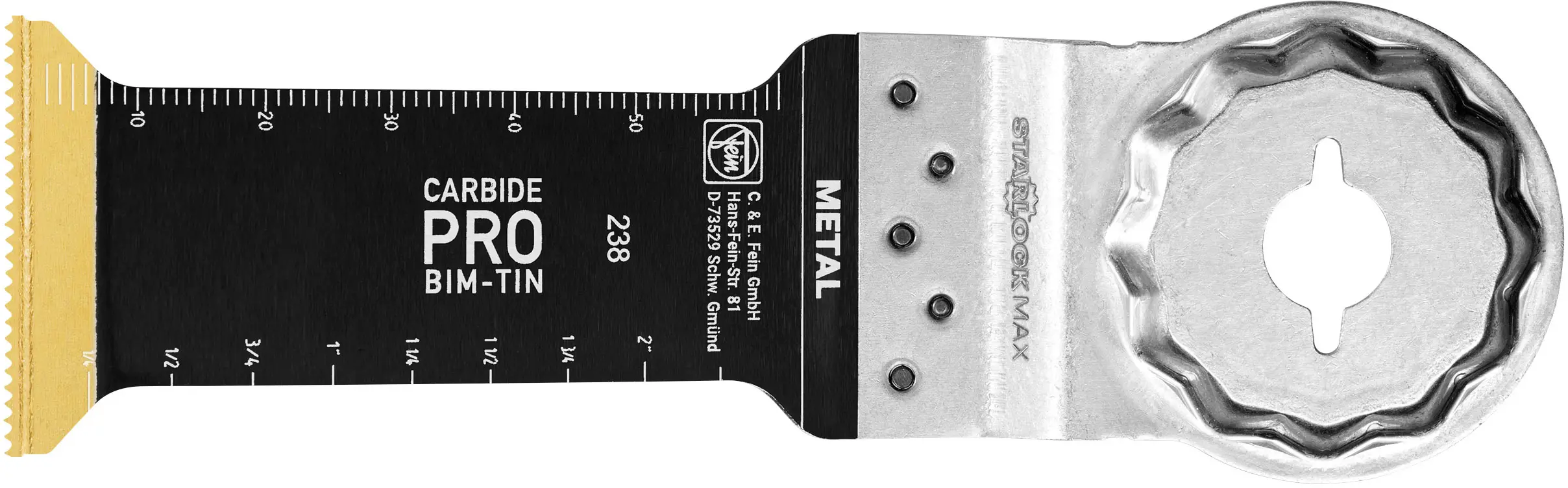 Лезо для мультиінструмента Fein 63502238210 E-CUT CARBIDE PRO з твердосплавним покриттям 32 мм, 1 шт.