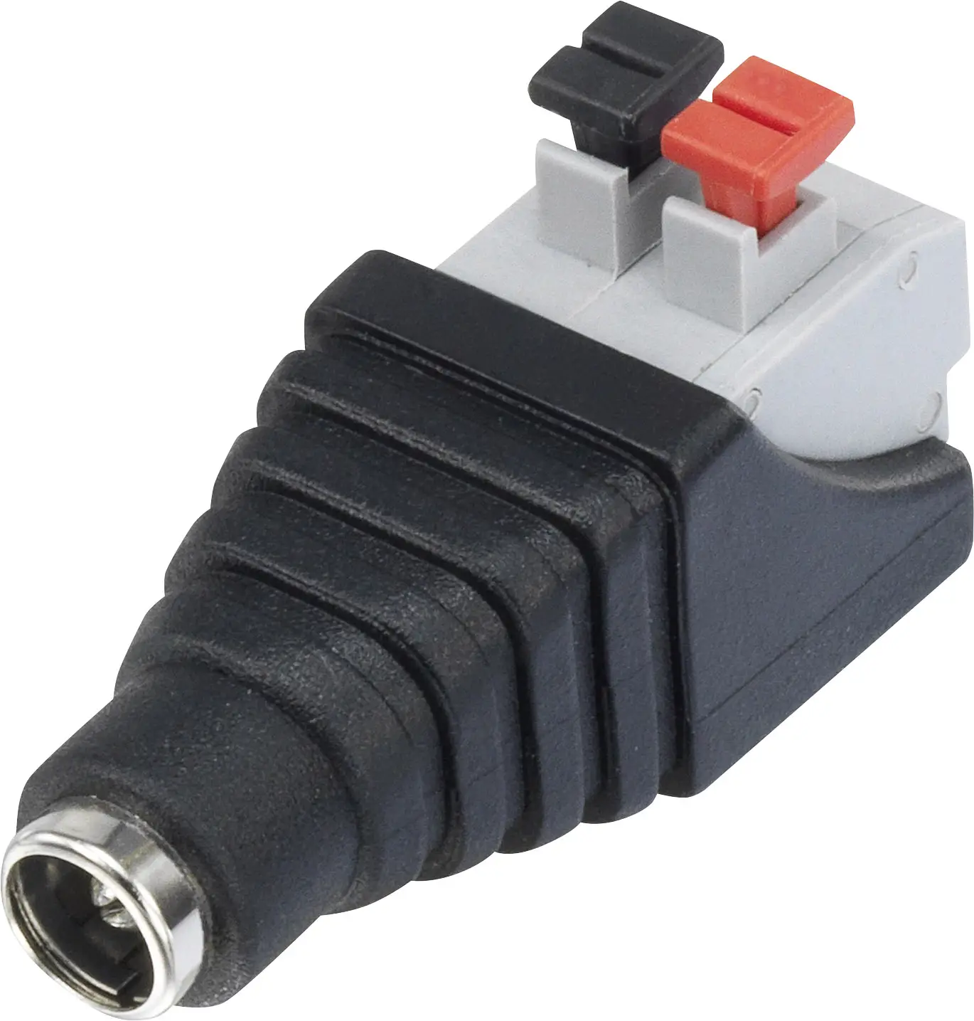 TRU COMPONENTS QT-DC2.1F Низькострумовий роз'єм, прямий, жіночий, 5,5 мм 2,1 мм, 1 шт.