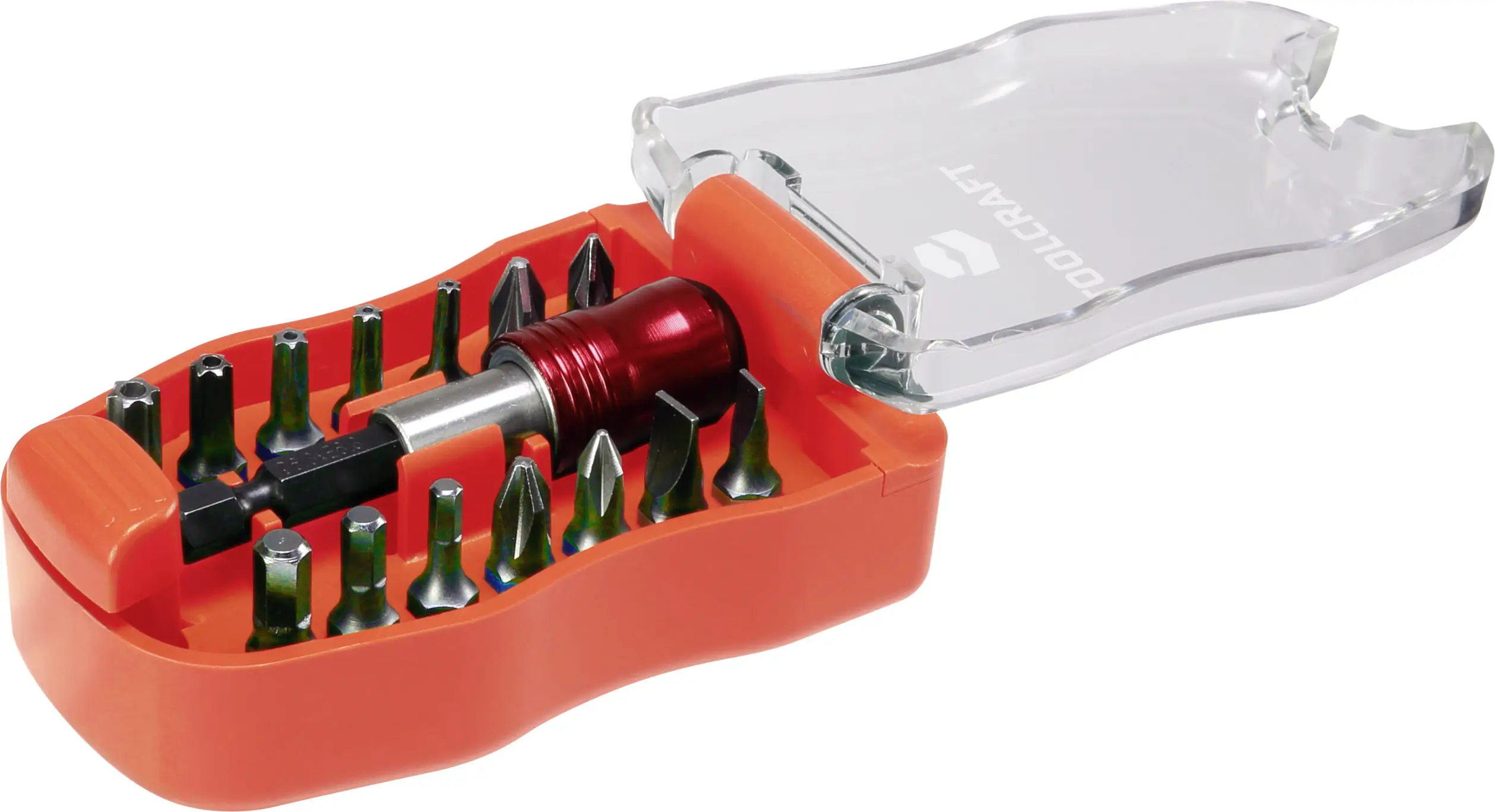Набор бит TOOLCRAFT TO-6623460, 1 шт., Phillips, Pozidriv, шестигранник (TX)