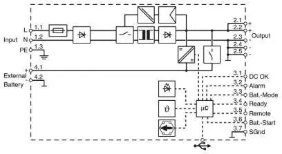 Источник бесперебойного питания Phoenix Contact TRIO-UPS-2G/1AC/24DC/5 2907160