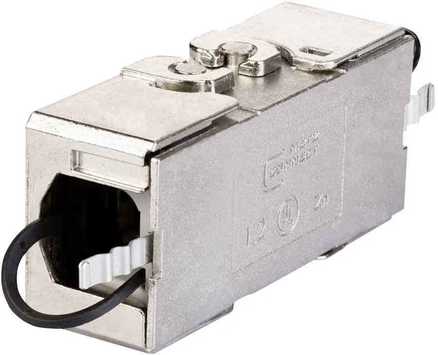 адаптер Metz Connect Sonstige Installationstechnik 130863-04-E, CAT 6a, 0 мм, 1 шт.