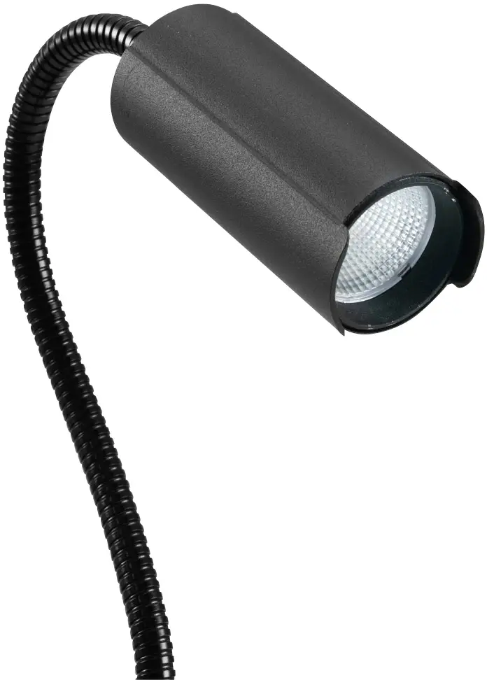 Светодиодная лампа Eurolite KKL-7 41600552 COB с зажимом, встроенная, 7 Вт, черная.