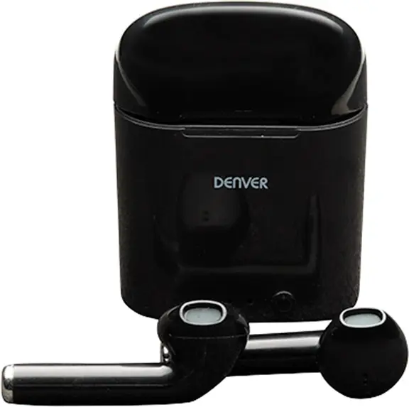 Стереонавушники Denver TWE-36 Bluetooth, чорний чохол для перенесення