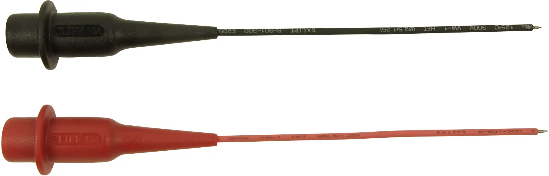 Комплект тестовых щупов Cliff PAIR TPR9 RED+BLACK FCR19509RB с гнездовым разъемом CAT III 1000 В, красный, черный, 1 комплект.