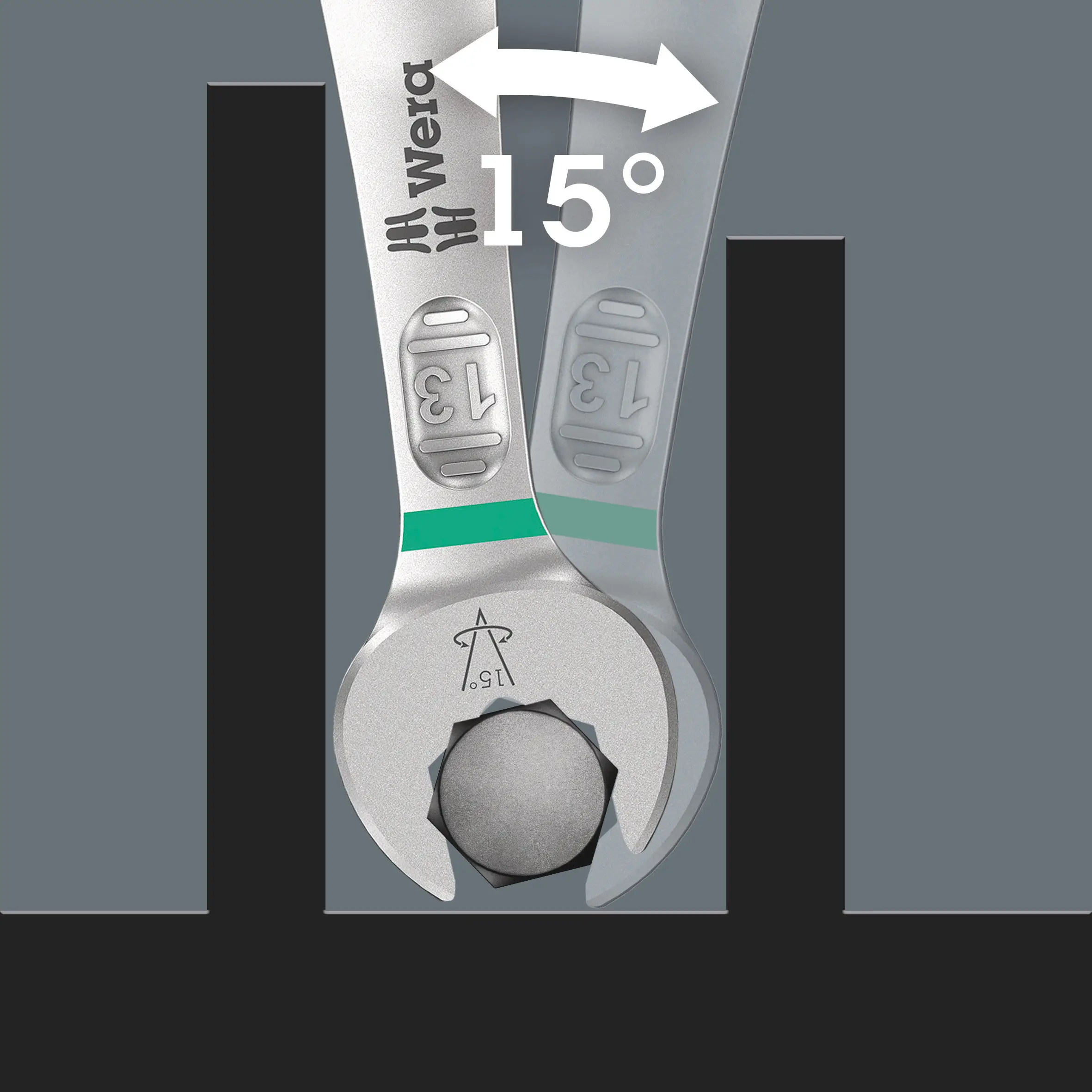 Вертикальный ключ Wera 05020214001 6003 Joker Imperial, размер (дюймы) (только для надписей): 1/2