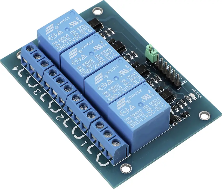 Модуль с четырьмя реле 12 В TRU COMPONENTS TC-9001288