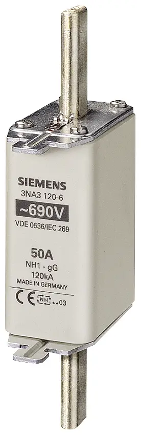 Запобіжник Siemens 3NA31406, розмір запобіжника = 1, 200 A, 690 V, 3 шт.