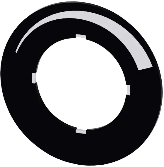 Siemens 3SU1900-0BG16-0RU0 3SU19000BG160RU0 BACO BALWE16300 шайба, 60 мм, круглая (Ø) 40 мм, черная, белая, 10 шт.
