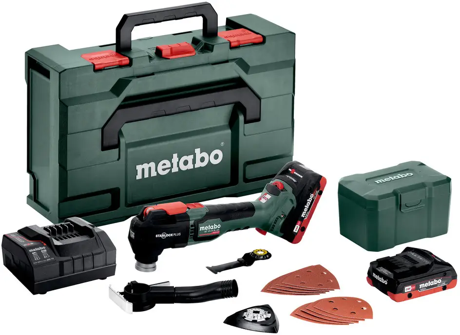 Metabo MT 18 LTX BL QSL 613088800 Аккумуляторный многофункциональный инструмент с 2 аккумуляторами и кейсом 18 В, 4,0 мА·ч Количес
