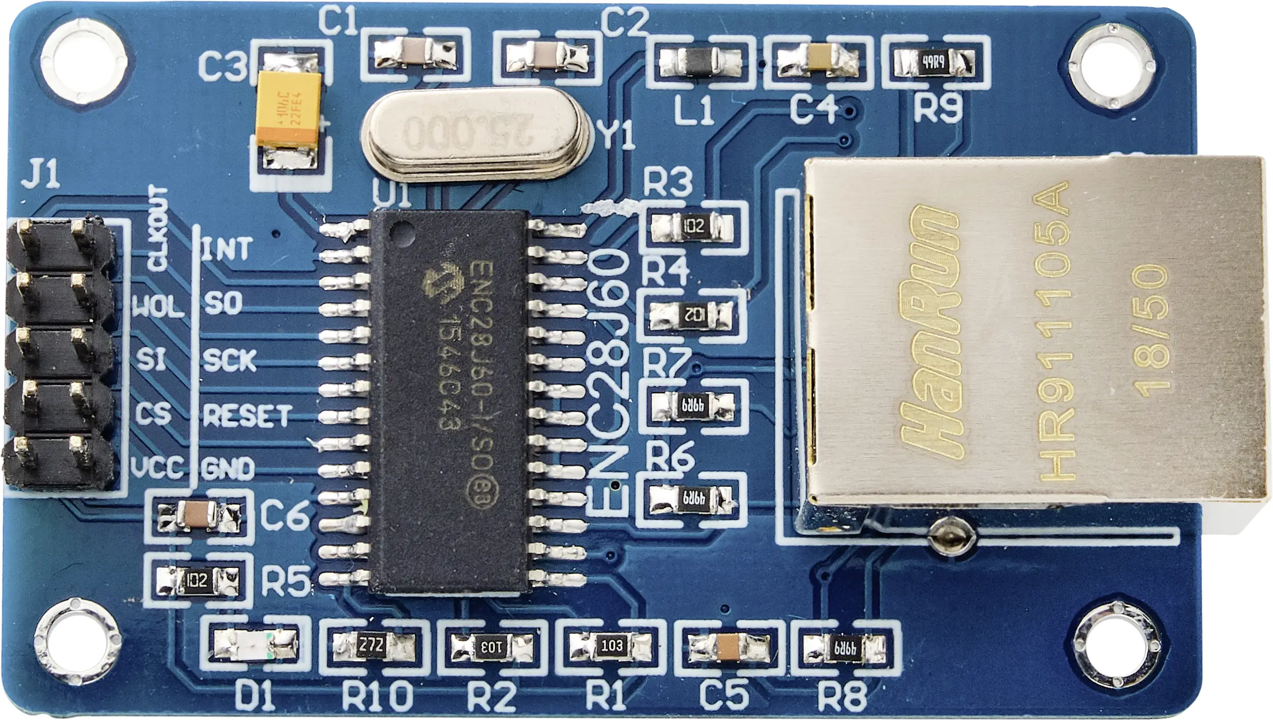 Сетевой модуль ENC28J60 для Arduino TRU COMPONENTS TC-9072492