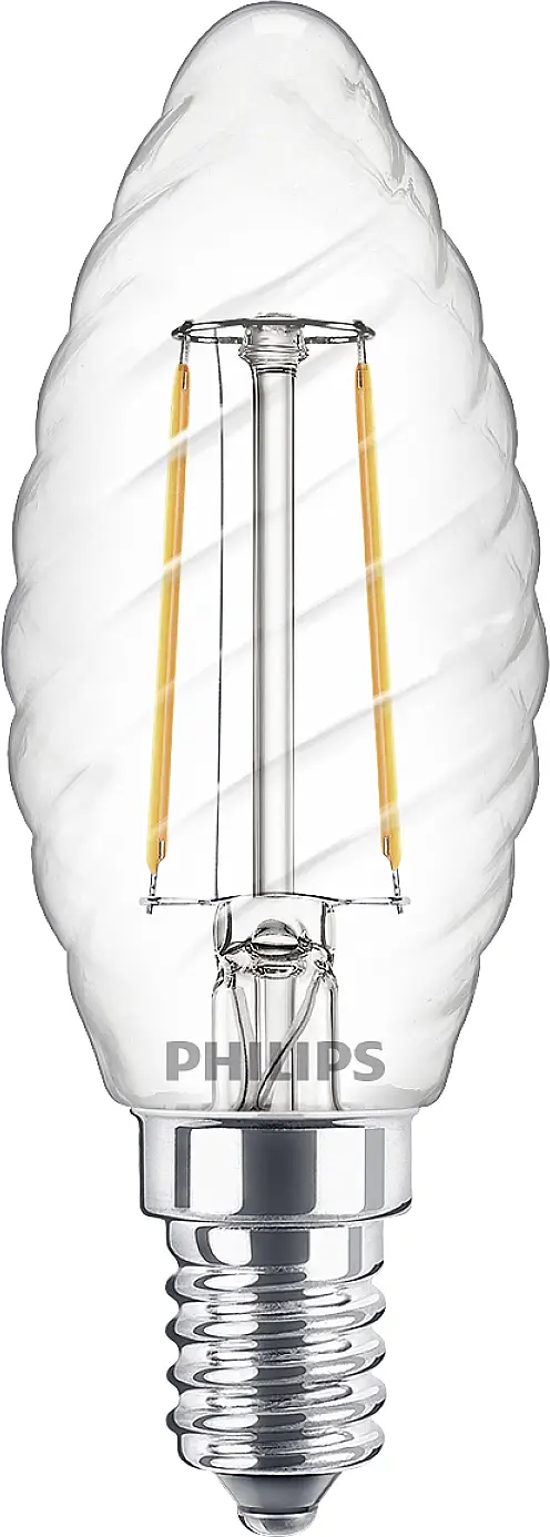 Светодиодная лампа Philips LED 76235300 E14 2 Вт = 25 Вт 250 лм теплый белый 1 шт.