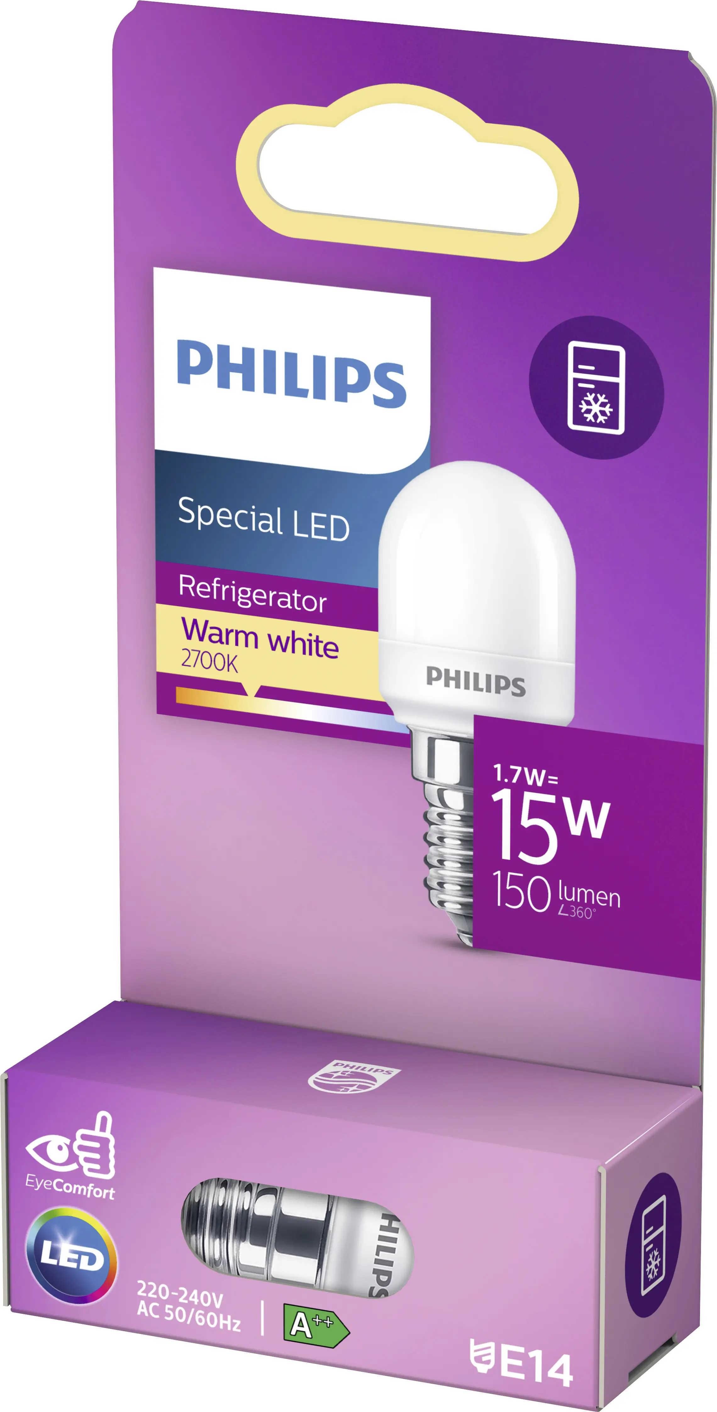 Світлодіодна лампа Philips LED 77169000 E14 0.9 Вт = 7 Вт 70 лм теплий білий 1 шт.