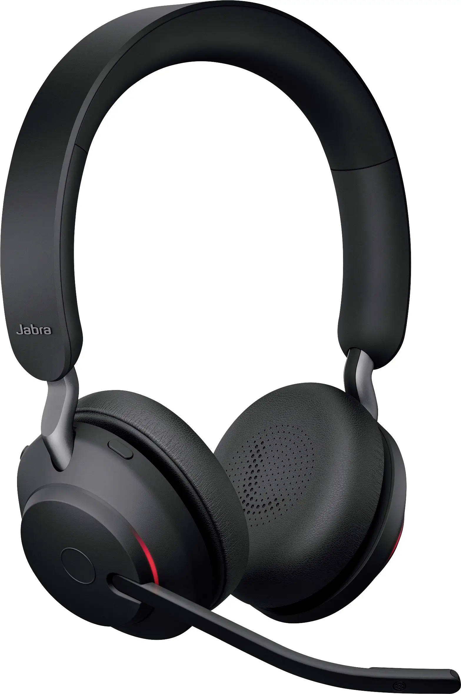 Накладные Bluetooth-стереонаушники Jabra Evolve2 65 UC, черные, с регулировкой громкости, индикатором заряда аккумулятора и отключ