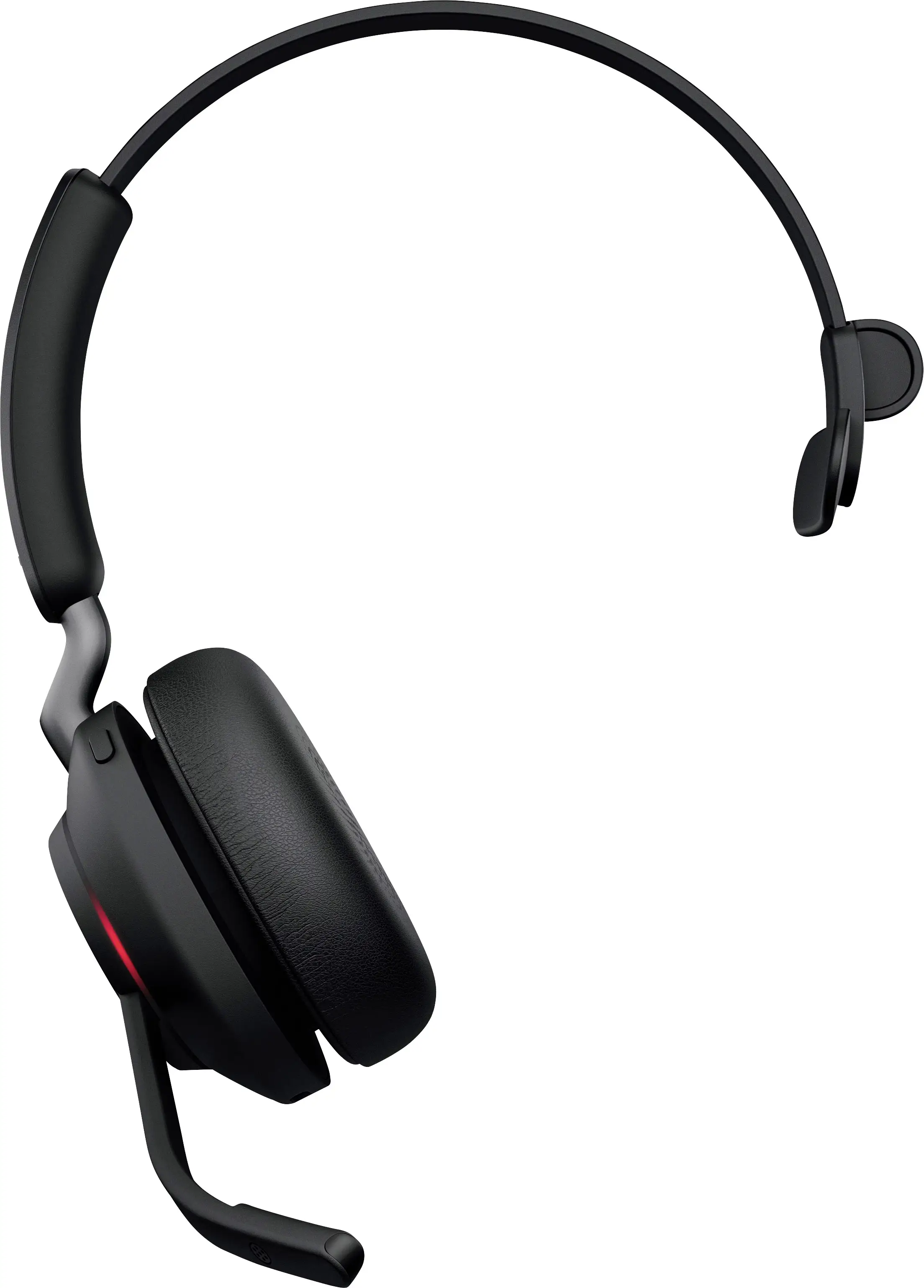 Моноуральні Bluetooth-навушники Jabra Evolve2 65, чорні, з регулюванням гучності, індикатором заряду батареї та вимкненням мікрофо