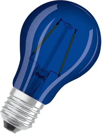 Світлодіодна лампа OSRAM HOMELIGHTING 4058075434004 E-27 2,5 Вт = 4 Вт 10 лм синього кольору 1 шт.