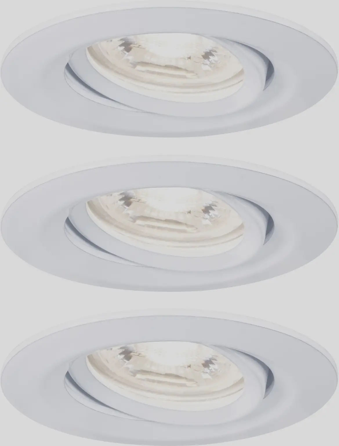 Комплект из 3 светодиодных светильников Paulmann EBL Nova mini Plus Coin LED Interior Lighting 92971, мощность 4,20 Вт.