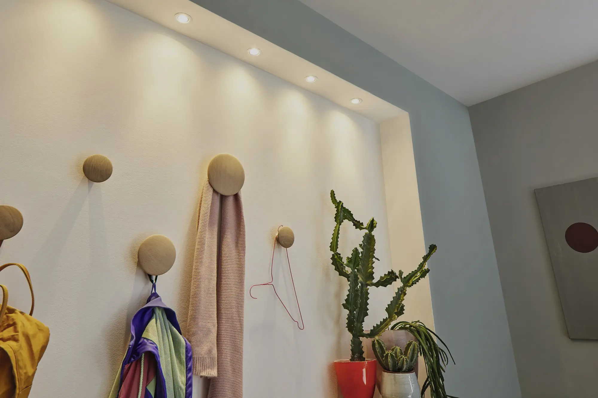 Комплект из 3 светодиодных светильников Paulmann EBL Nova mini Plus Coin LED Interior Lighting 92971, мощность 4,20 Вт.