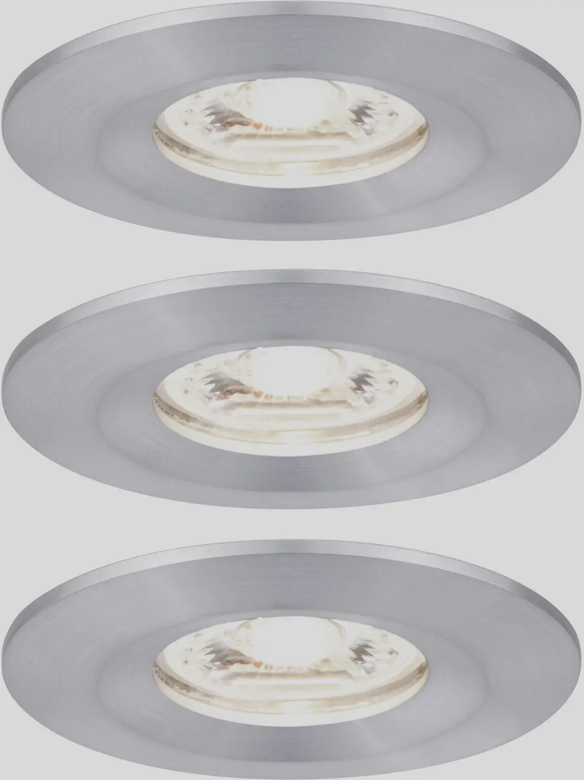 Комплект из 3 светодиодных светильников Paulmann EBL Nova mini Coin LED Interior Lighting 94305, 4 Вт.