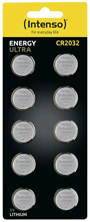 Батарейки-ґудзики CR 2032 Intenso Energy Ultra 3 V 10 шт. 220 мАг літієві