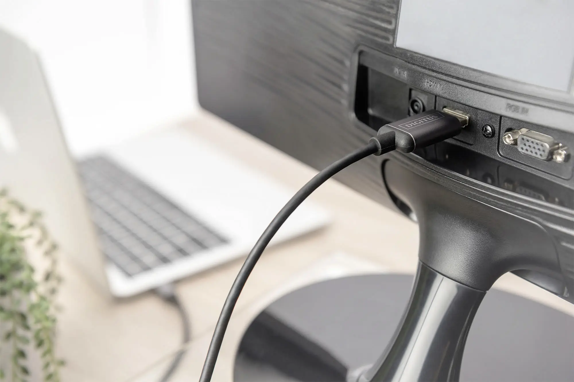 Адаптер Digitus USB 3.2 Gen 1 (USB 3.0), USB 3.2 Gen 1 (USB 3.0) [1x USB-C 3.2 (USB 3.1) чоловічий, USB-C чоловічий - 1x HDMI чоло