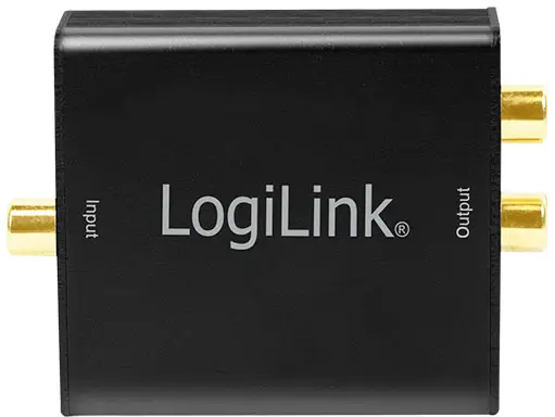 Аудіоадаптер LogiLink LogiLink - цифровий-аналоговий-аудіоадаптер CA0101, Toslink/оптичний, RCA/Cinch, Джек, 0 м