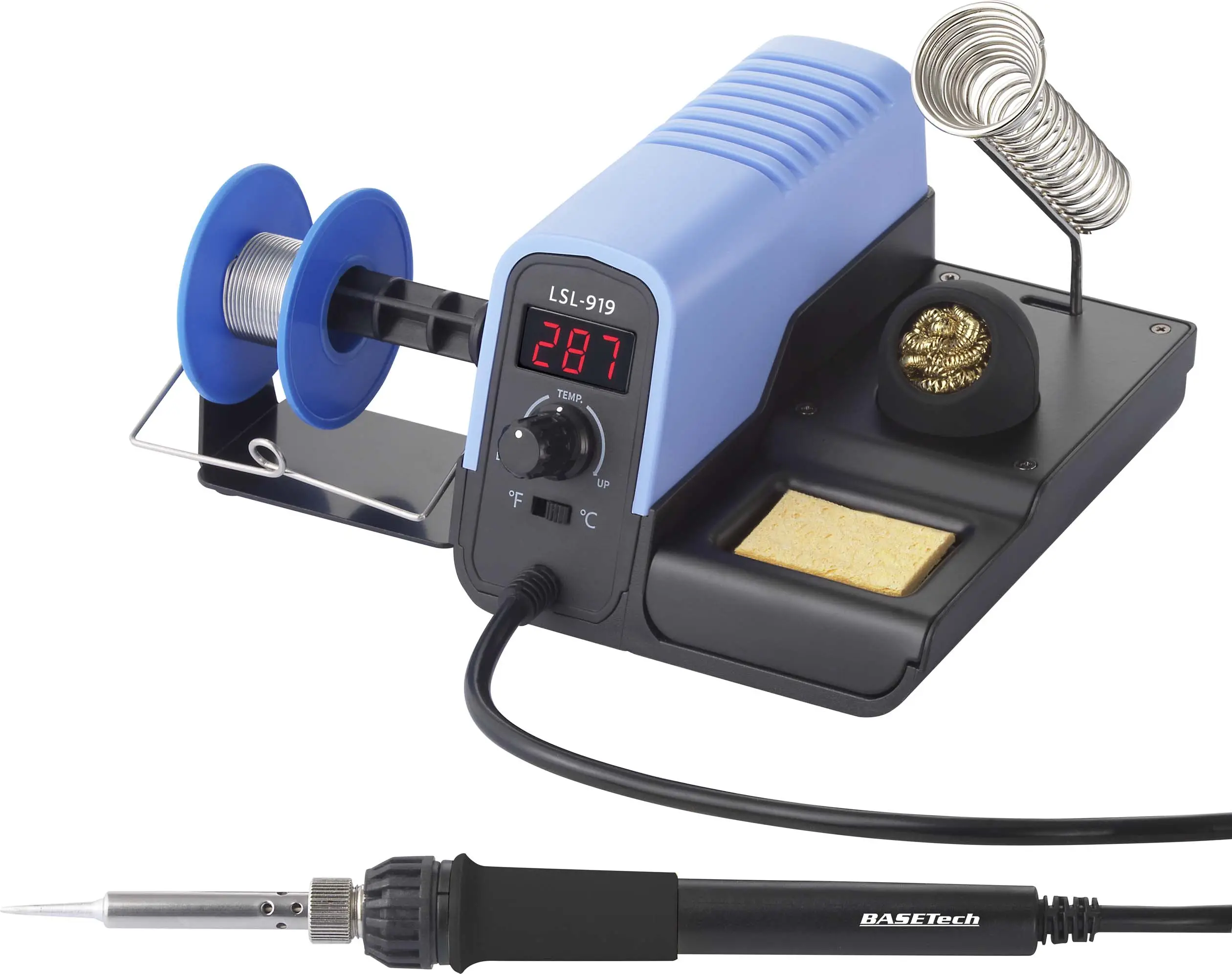 Паяльная станция Basetech LSL-919 BT-2295599 30 Вт 160 - 480 °C с оловом