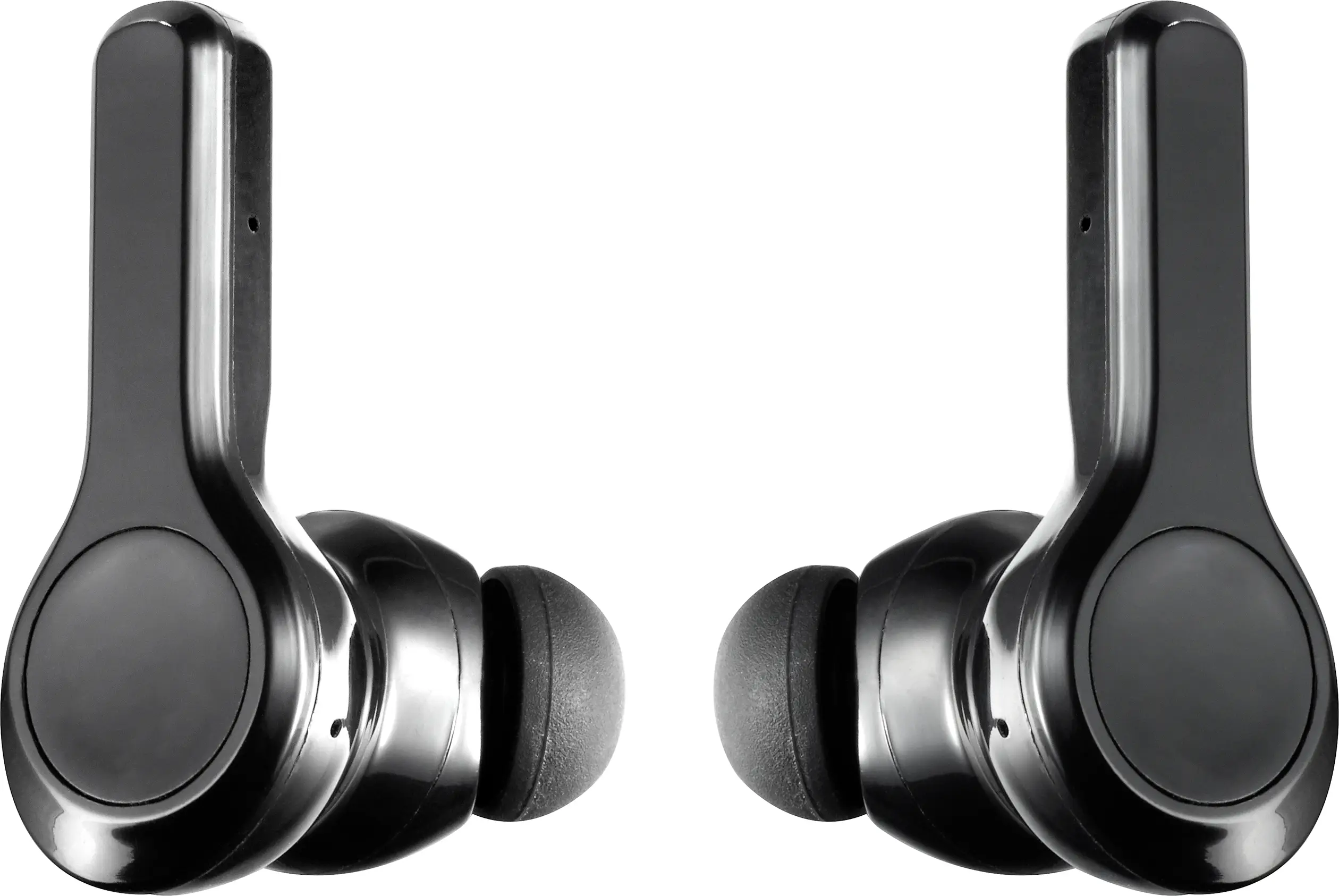 Наушники-вкладыши Renkforce RF-NCE-500 Bluetooth, черные, с шумоподавлением и регулятором громкости.