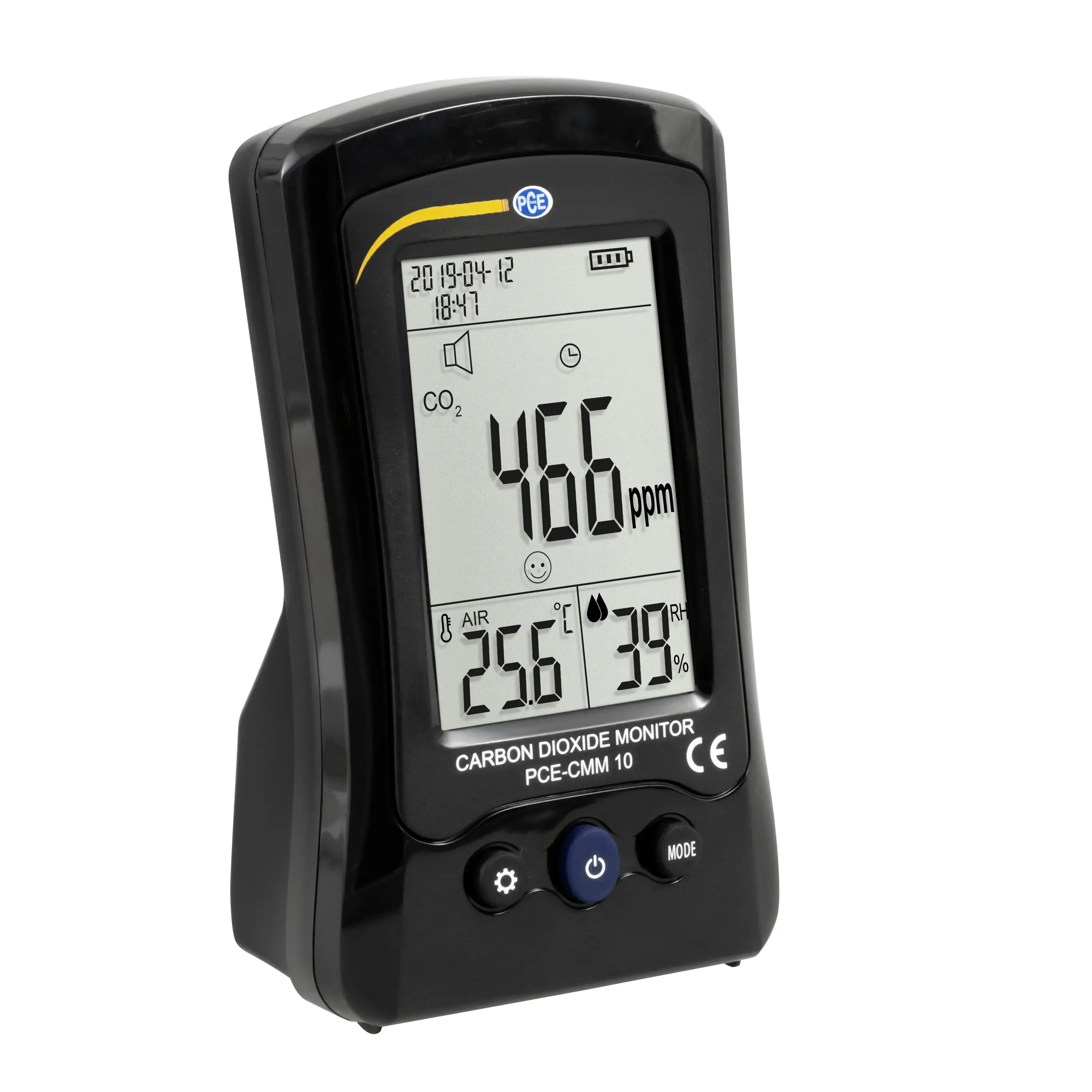 Аэрозольный измеритель PCE Instruments PCE-CMM 10: температура, влажность, CO2, USB-интерфейс.