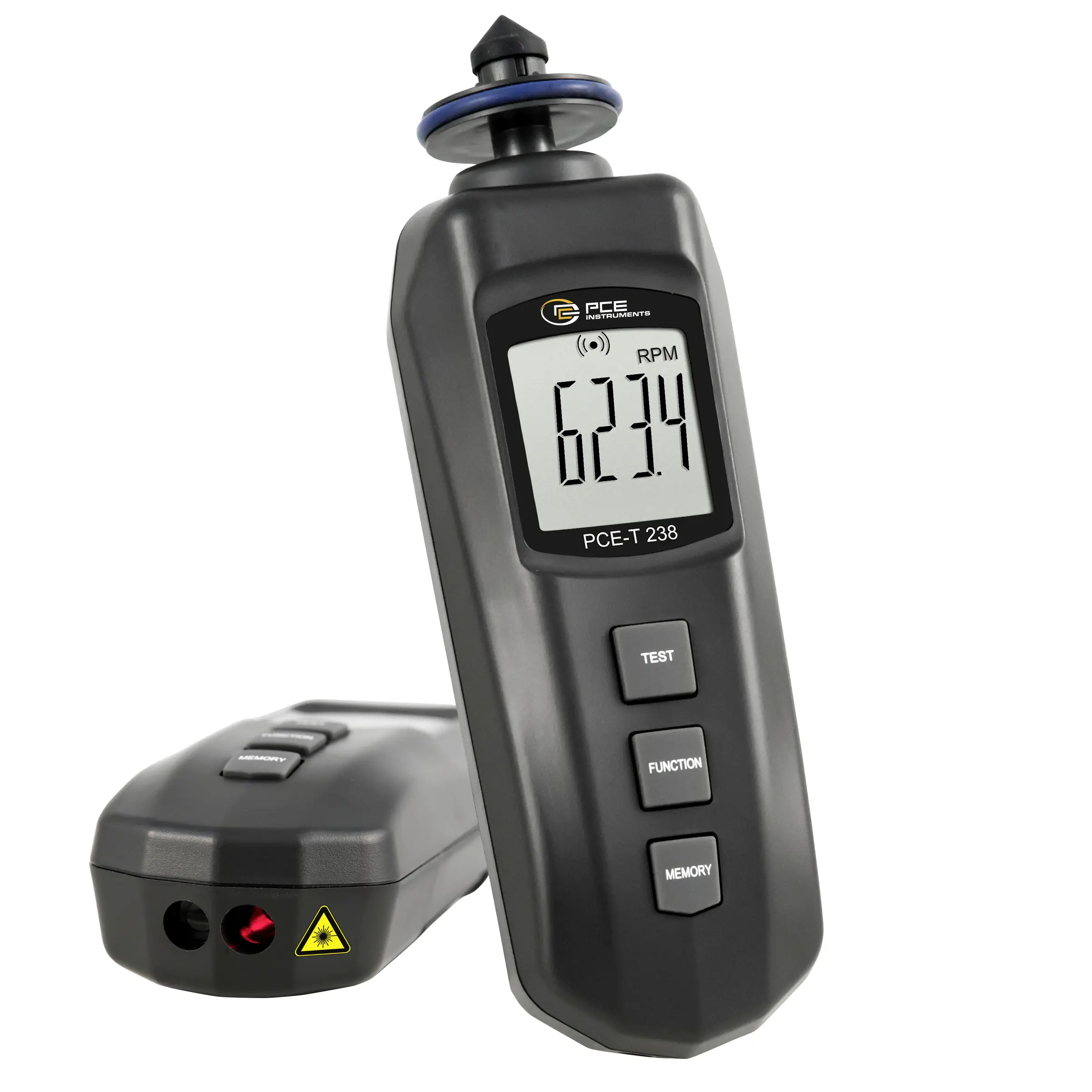 Оптичний лічильник обертів PCE Instruments PCE-T 238 0,5 - 19999 об/хв 5 - 99999 об/хв