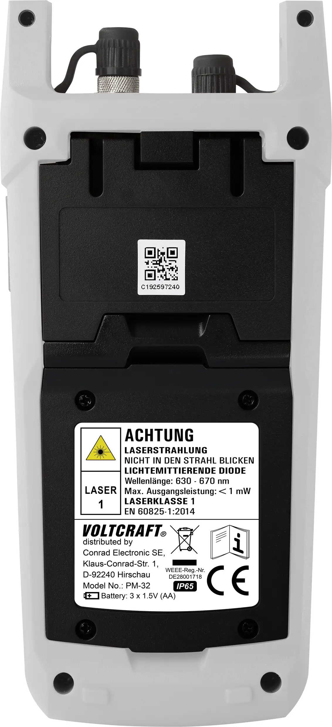 Тестер оптоволоконного кабелю VOLTCRAFT PM-32 VC-11499080