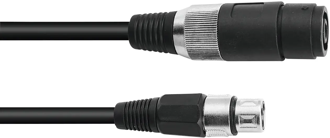 XLR-кабель Omnitronic 3022050N 3022050N, 5,00 м, 1 шт.