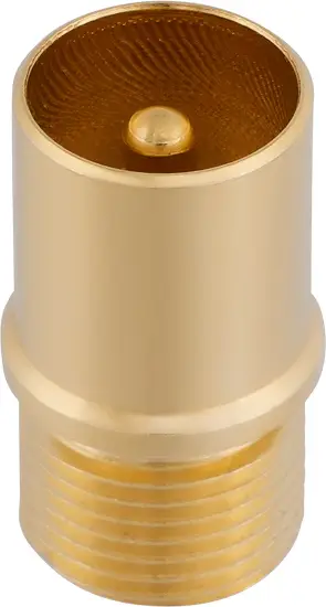 Позолоченный коаксиальный разъем Oehlbach D1C62005 Разъемы: Коаксиальный разъем IEC 1 шт.