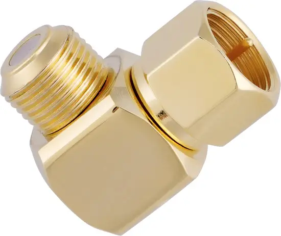 Oehlbach Transmission Shift F Angled Plug Stecker D1C62010, 75 Ω, 1 шт.
