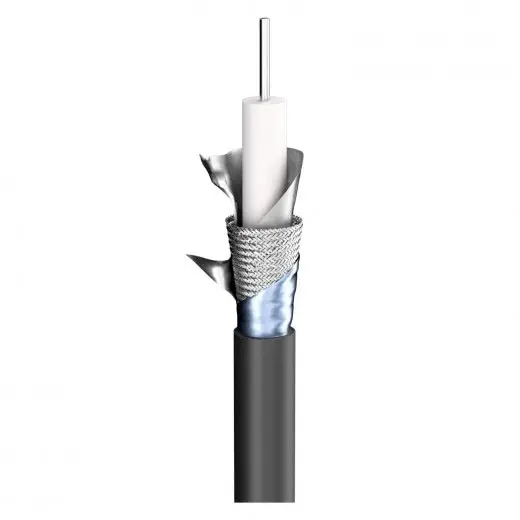 Видеокабель Sommer Cable 600-0131NE, 1 x 1,3 мм, черный. Количество единиц в погонном метре.
