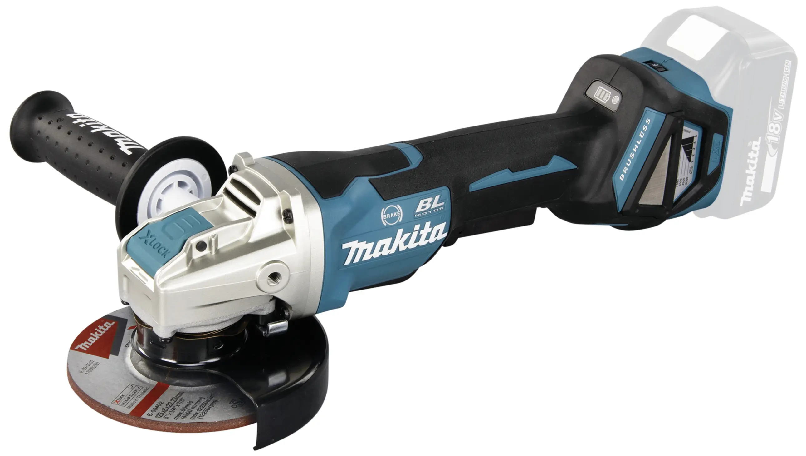Makita DGA519Z Аккумуляторная угловая шлифовальная машина DGA519Z