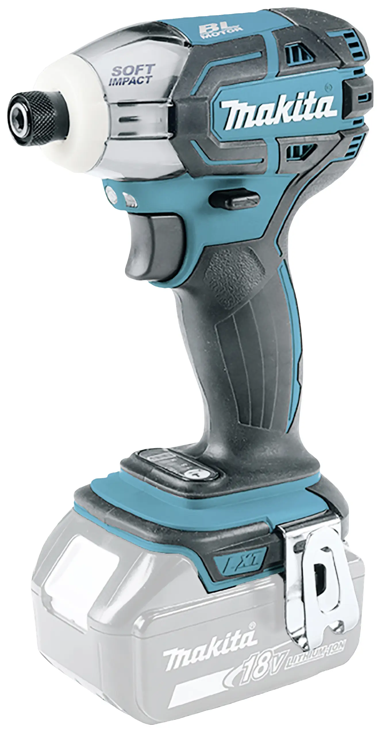 Аккумуляторный ударный шуруповерт Makita DTS141Z с 3 скоростями, без аккумулятора и зарядного устройства.