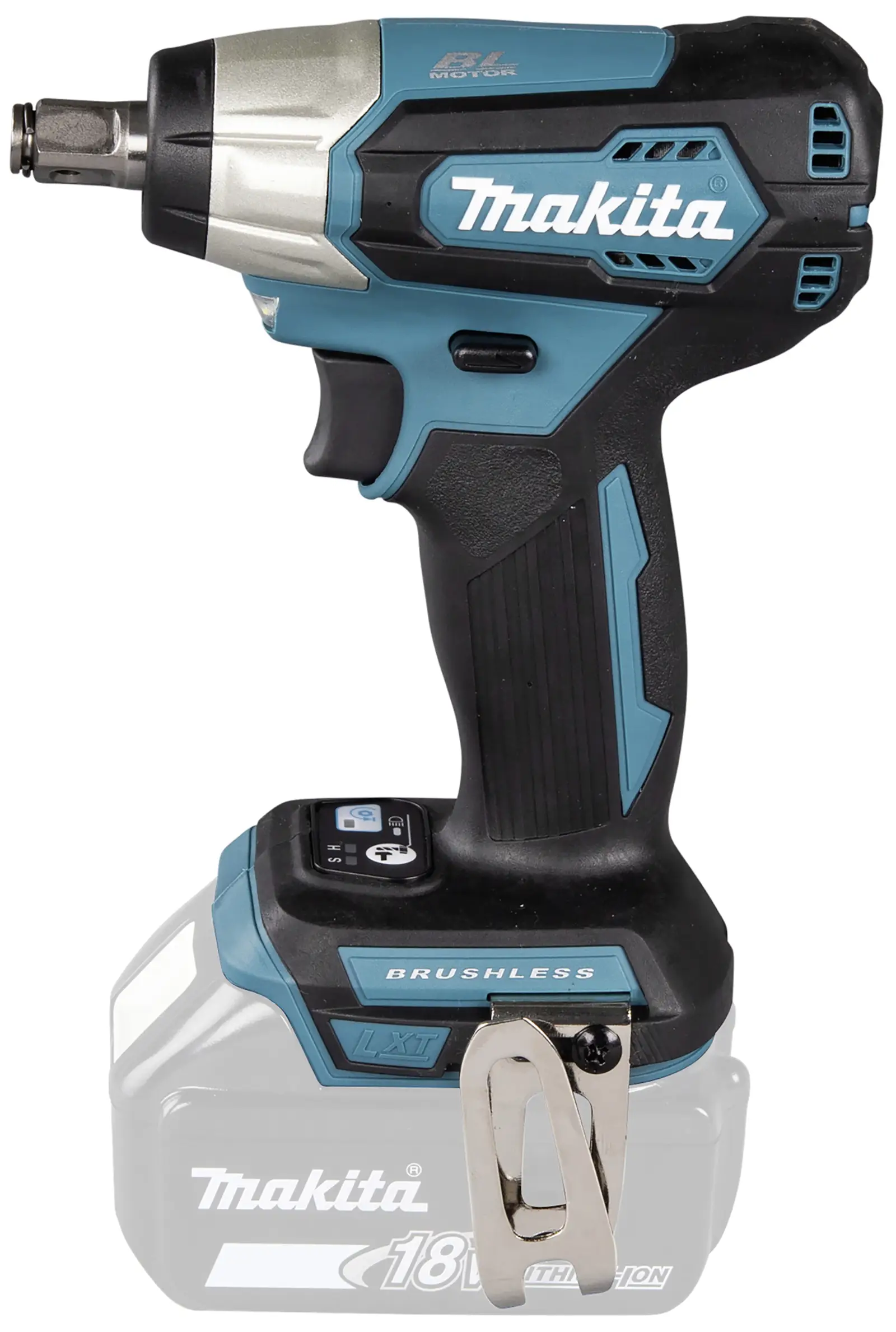 Аккумуляторный ударный шуруповерт Makita DTW181Z, 210 Нм, 18 В. Количество аккумуляторов в комплекте: 0 литий-ионных (без аккумуля