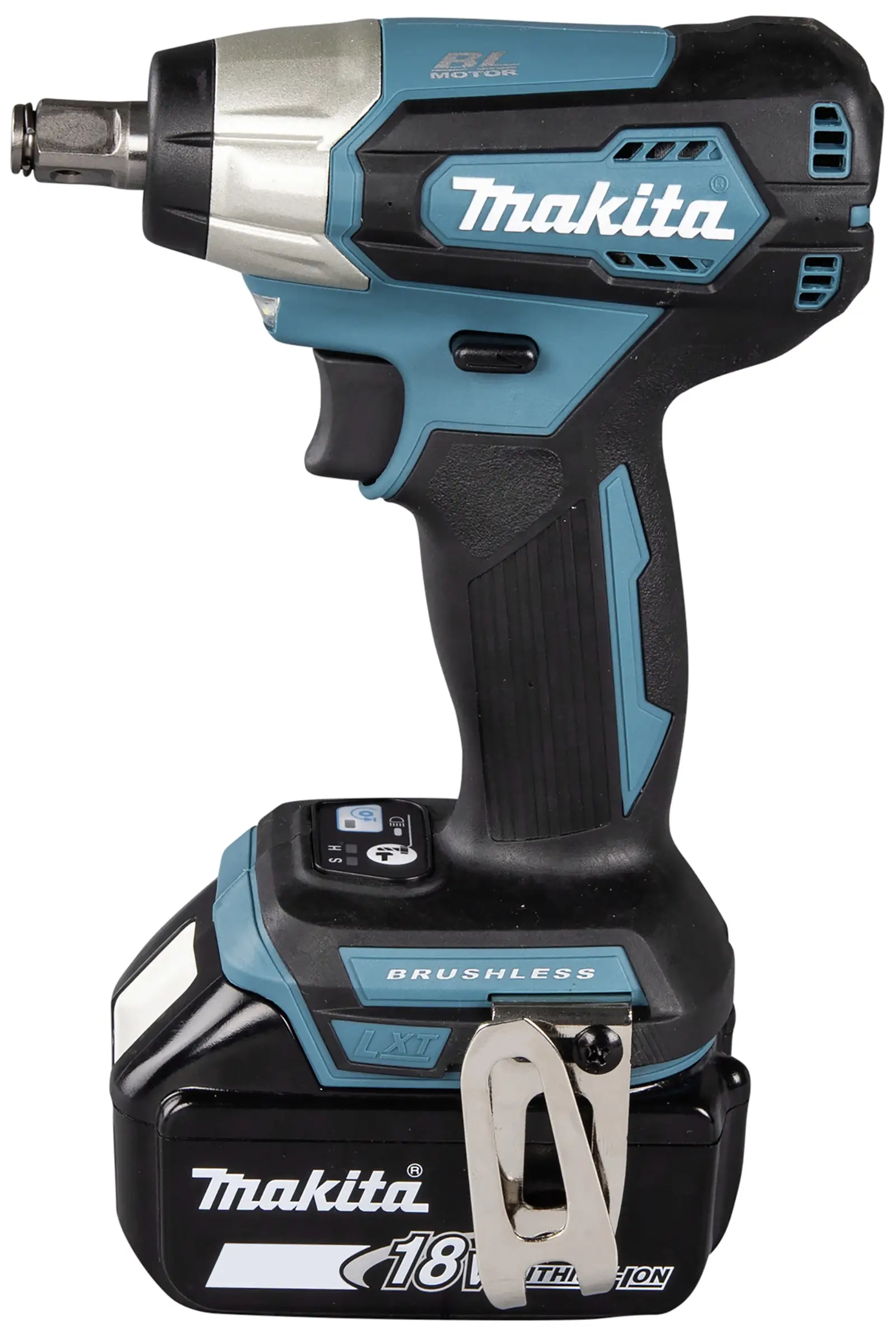 Аккумуляторный ударный шуруповерт Makita DTW181Z, 210 Нм, 18 В. Количество аккумуляторов в комплекте: 0 литий-ионных (без аккумуля