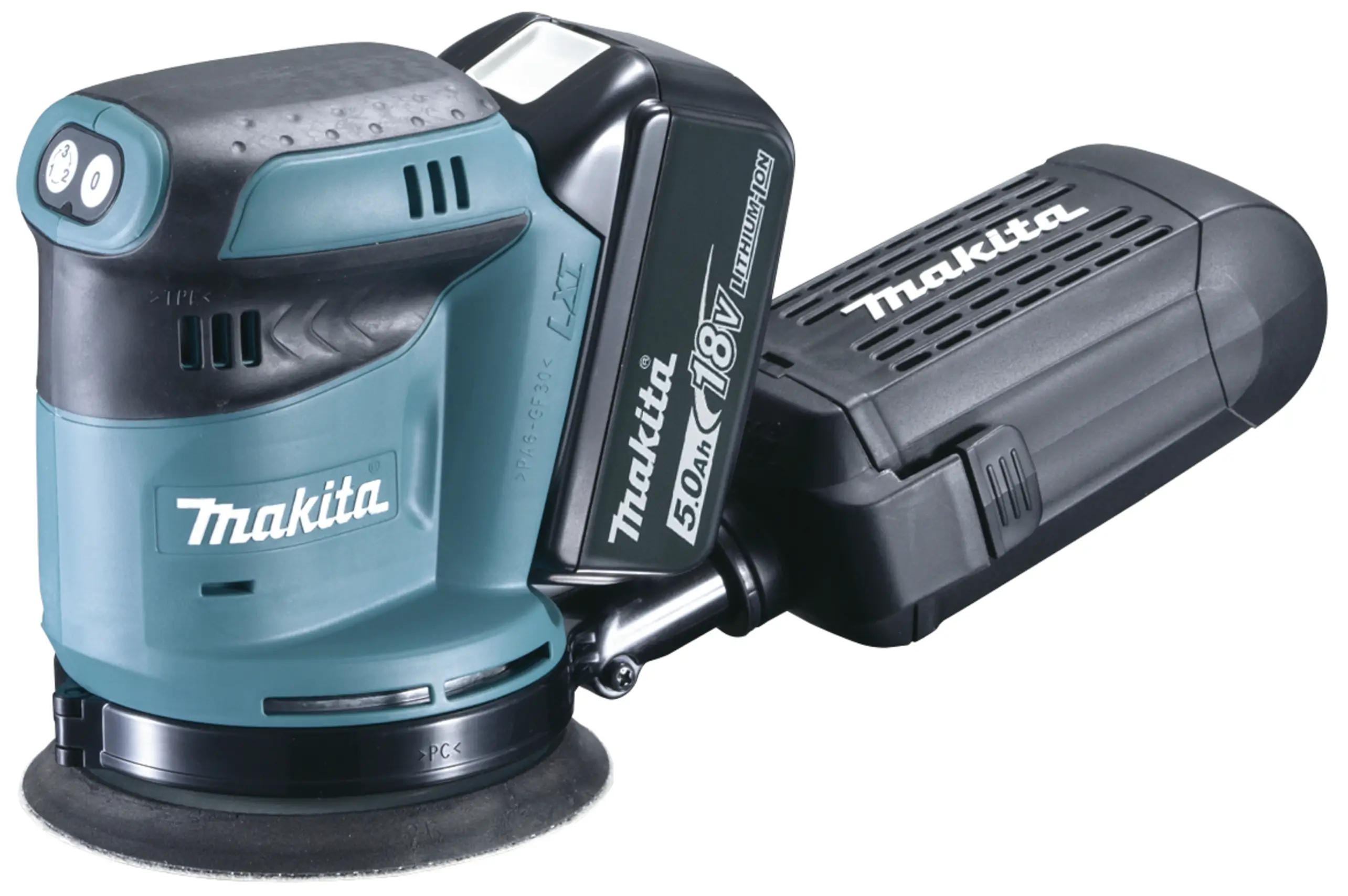 Аккумуляторная эксцентриковая шлифовальная машина Makita DBO180RTJ DBO180RTJ