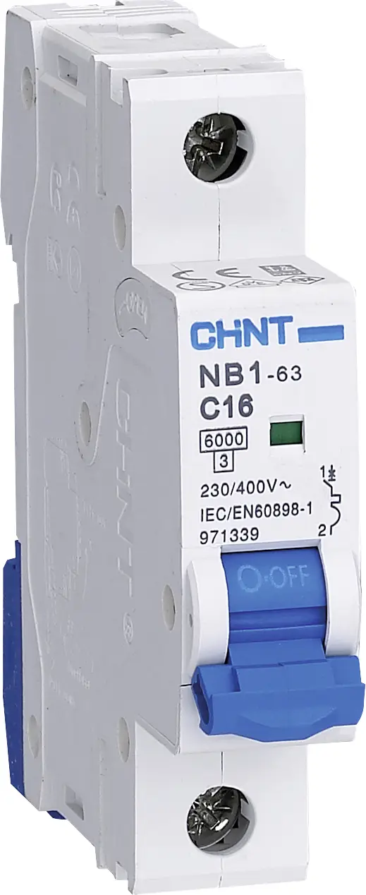 Автоматический выключатель Chint 179611 NB1L, 1 контакт, 6 А